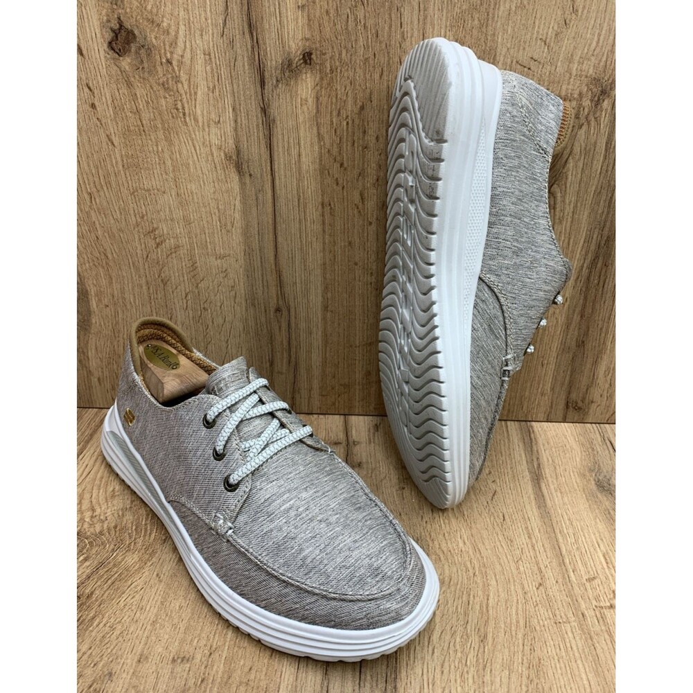 Skechers Prozen Ralenzo Lace Up Outdoor Boat Shoe Mens Size 9 204578 Gray